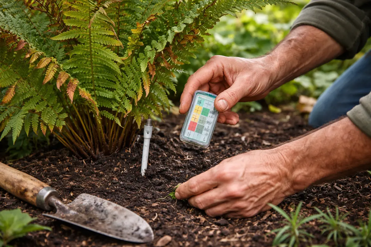how to fix brown leaf edges test for nutrient deficiency in ferns