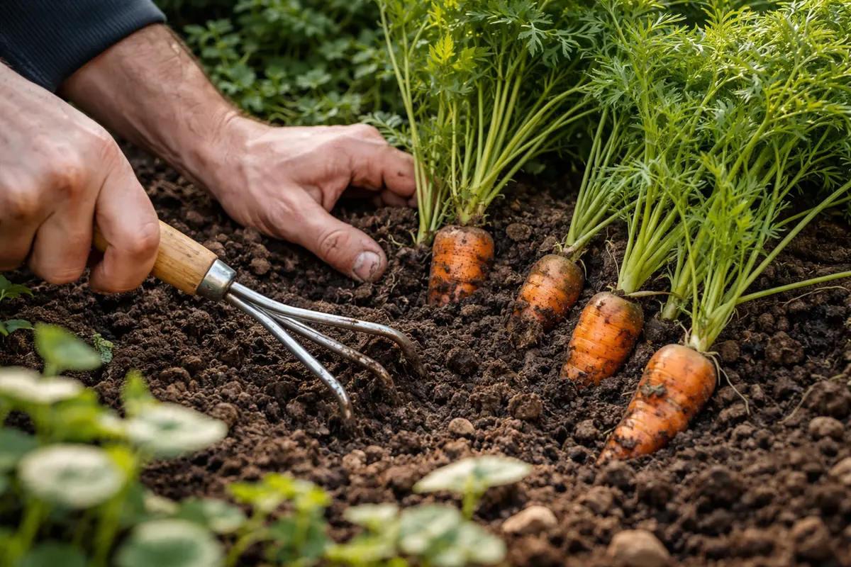 how to fix compacted soil around reduce frost risk for future harvests