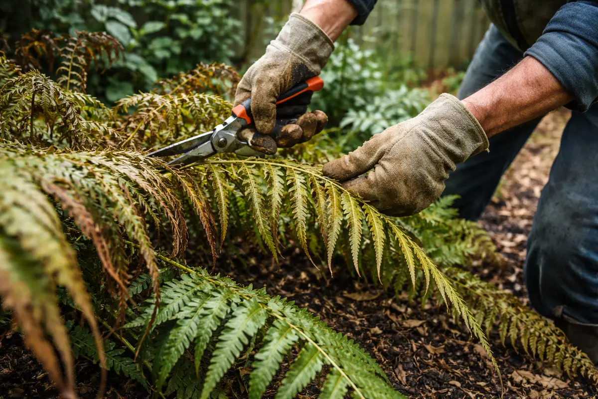 how to fix drooping ferns after trim back drooping fern fronds immediately