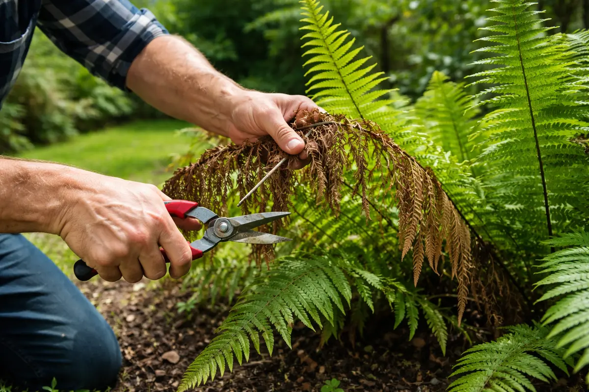 how to fix drooping ferns after high trim drooping fern fronds immediately