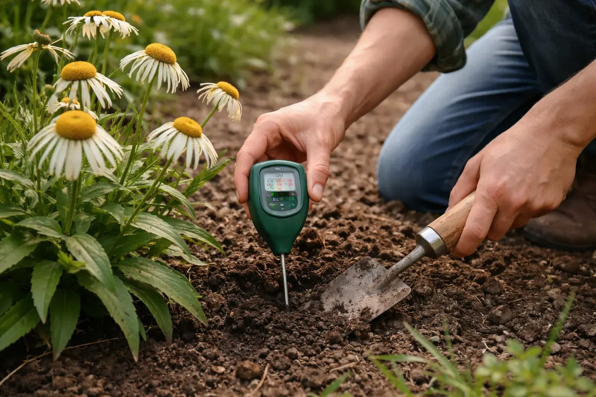 how to fix drooping flower test soil moisture before treating for drought