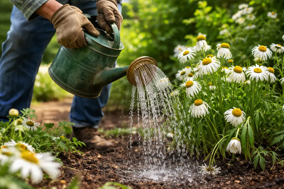 how to fix drooping flower stalks on water daisies deeply for recovery