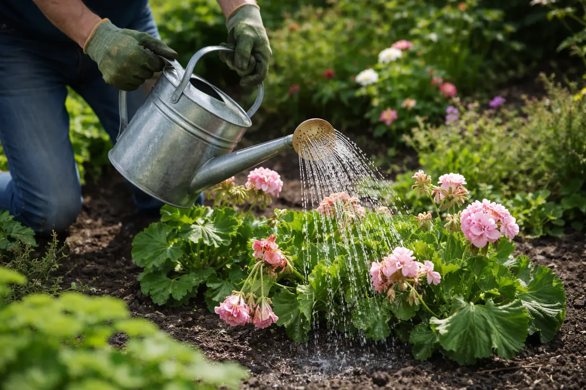 how to fix drooping geraniums after water geraniums deeply to aid recovery