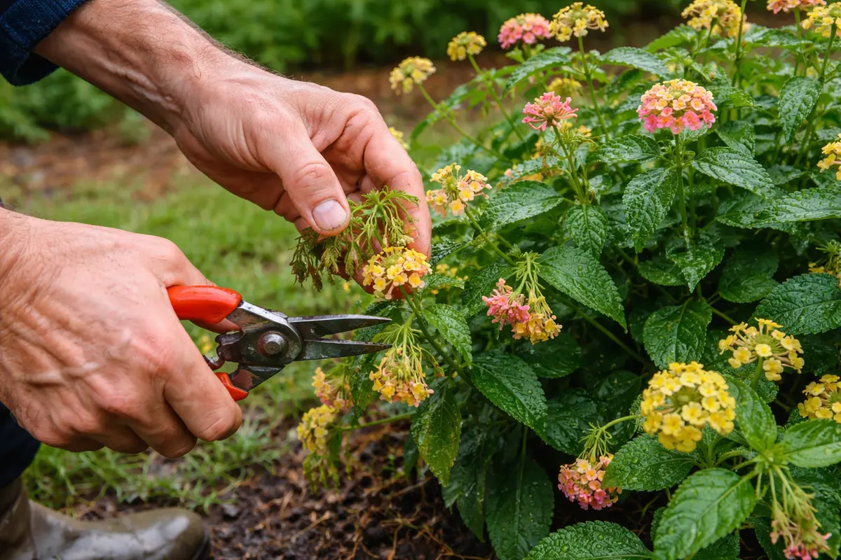how to fix drooping lantana flowers trim drooping lantana flowers right away