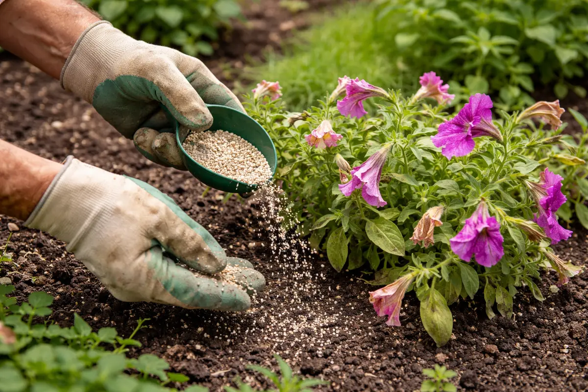 how to fix drooping petunias after a apply fertilizer for petunia revival