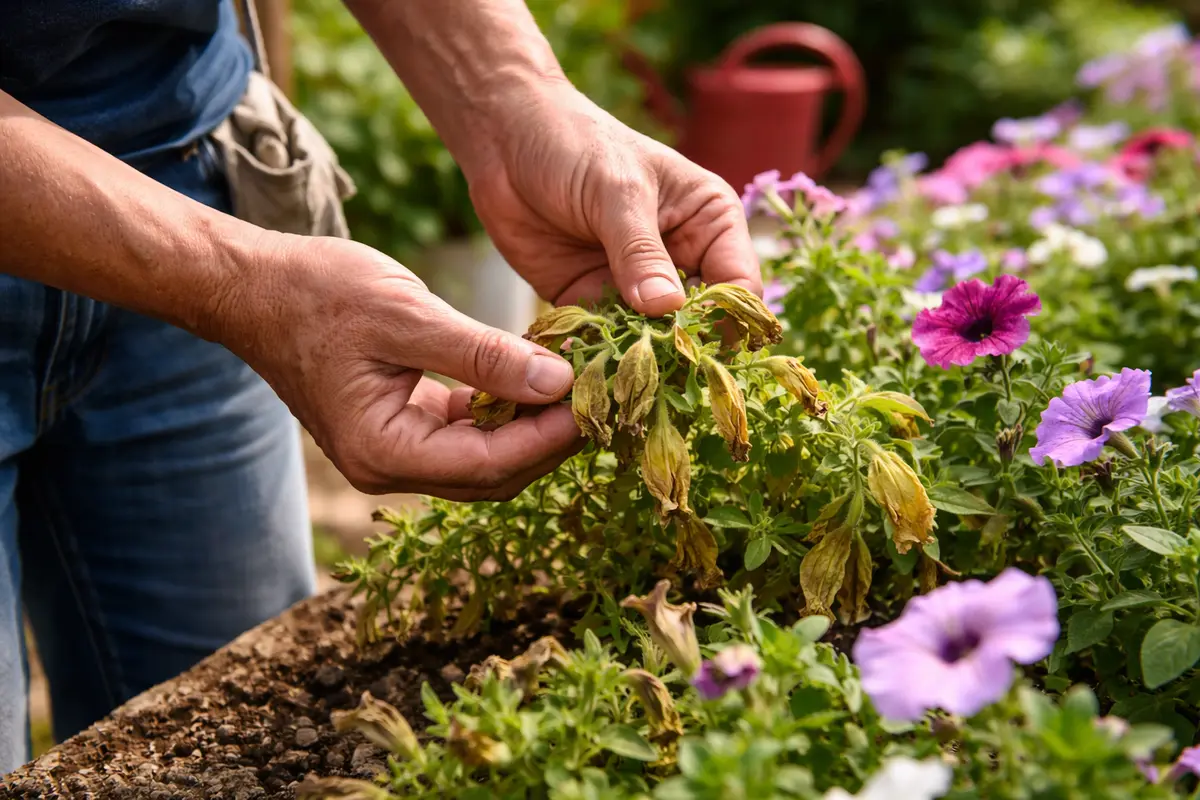 how to fix drooping petunias check petunia leaves for new wilting symptoms