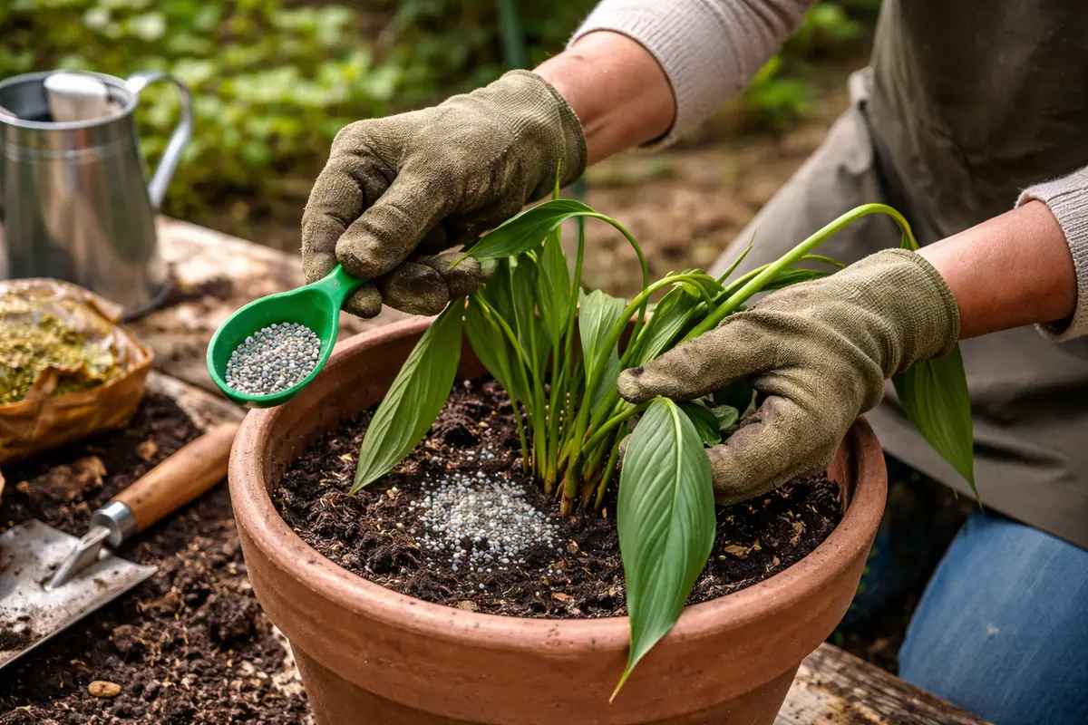 how to fix drooping stems on revive peace lily with nutrient boost