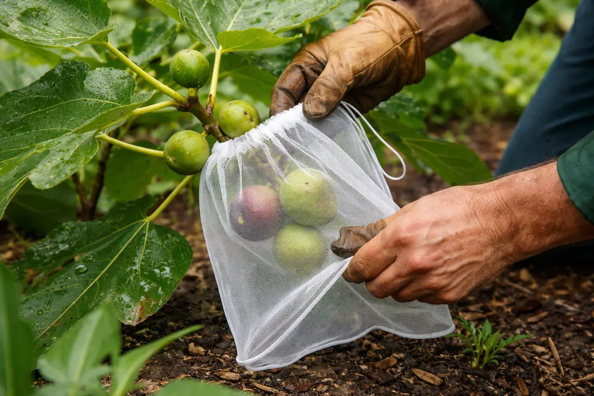 how to fix fruit splitting cover figs to shield from excess rainfall