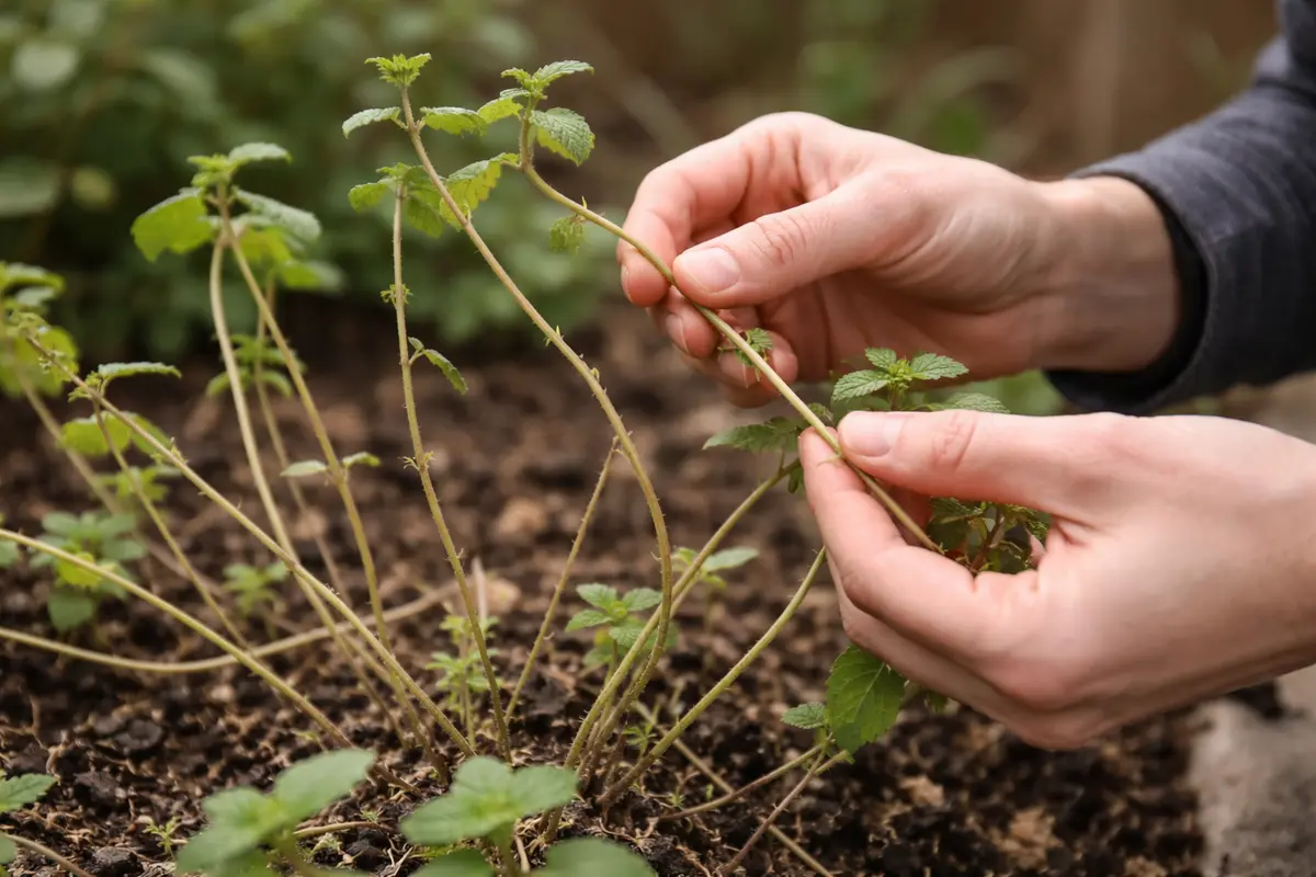 how to fix leggy growth in with damaged foliage in outdoor soil