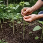 how to fix leggy growth in with damaged foliage in outdoor soil