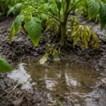 how to fix poor drainage in with wet soil around the base