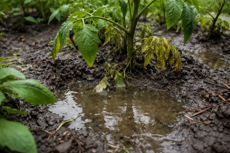 how to fix poor drainage in with wet soil around the base