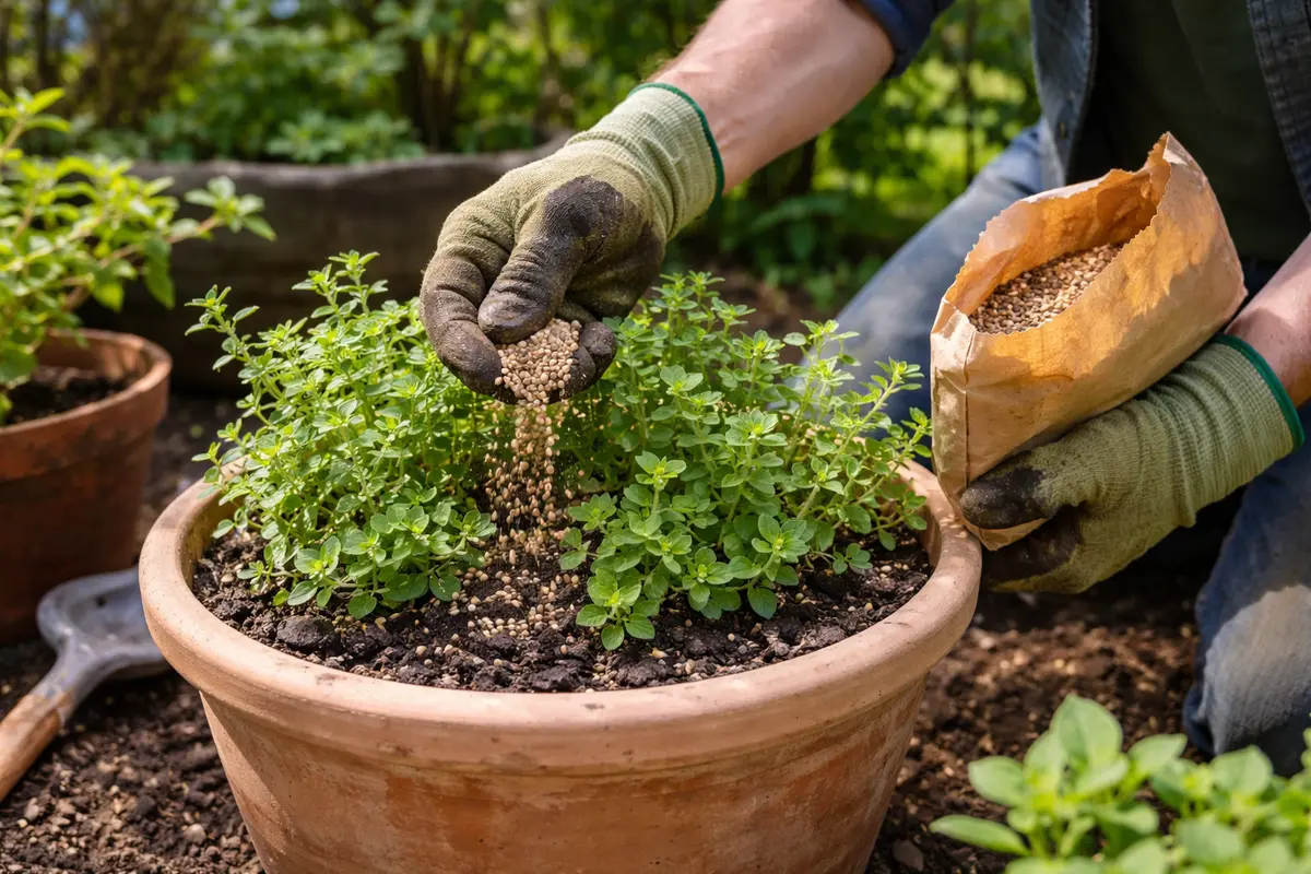 how to fix poor drainage in add nutrients to revive oregano growth