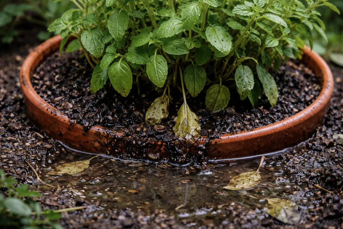 how to fix poor drainage in with wet soil around the base