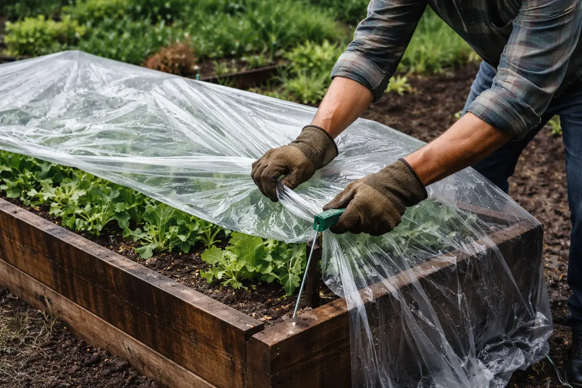 how to fix poor drainage cover beds to shield from heavy rains