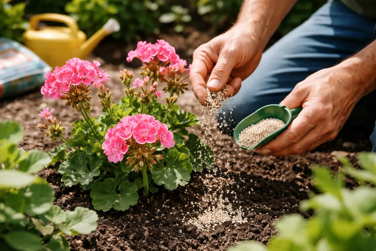 how to fix poor flowering in geraniums add nutrients to support flowering