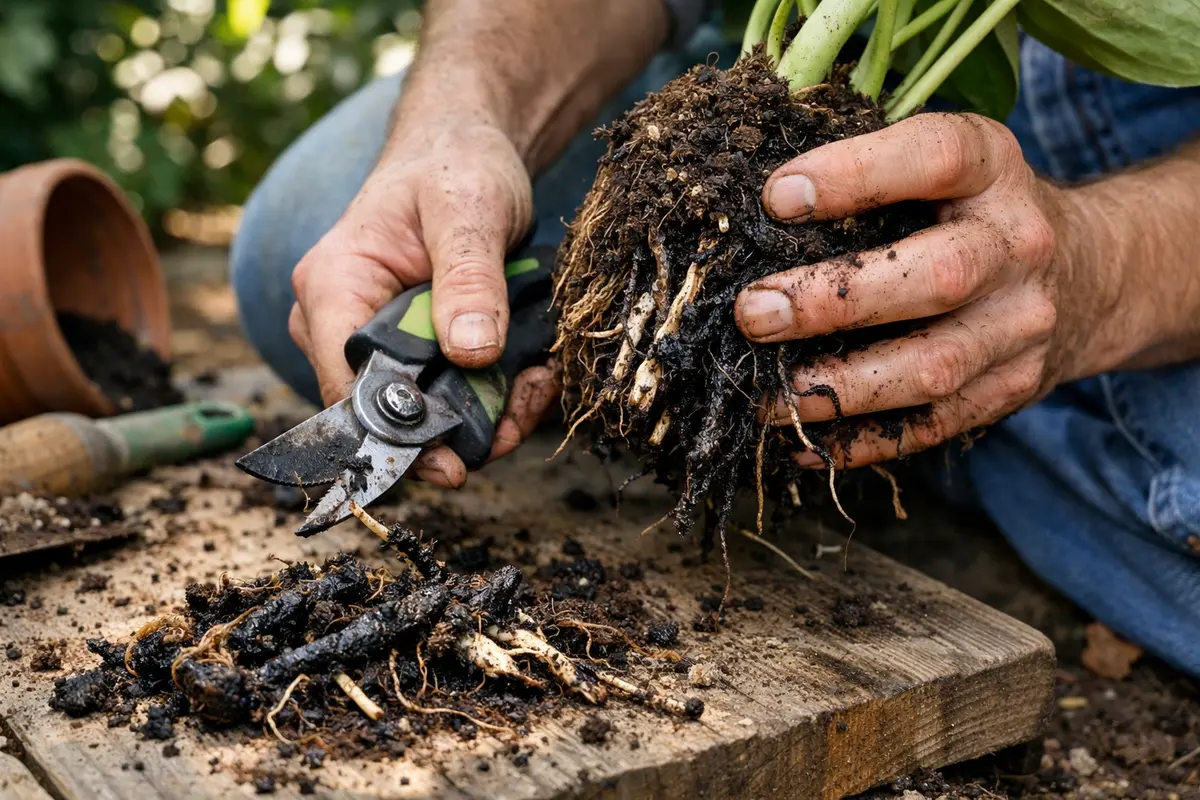 how to fix root rot in indoor trim away rotting roots immediately