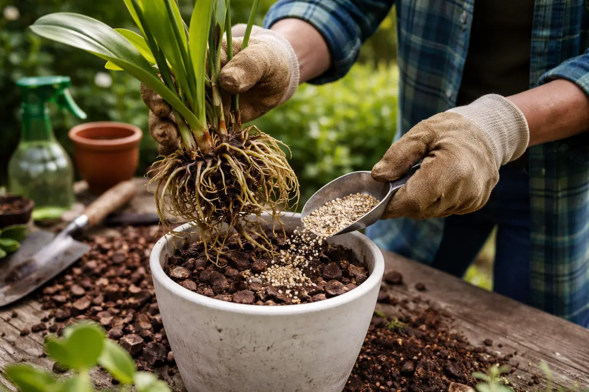 how to fix root rot in provide nutrients to support orchid recovery