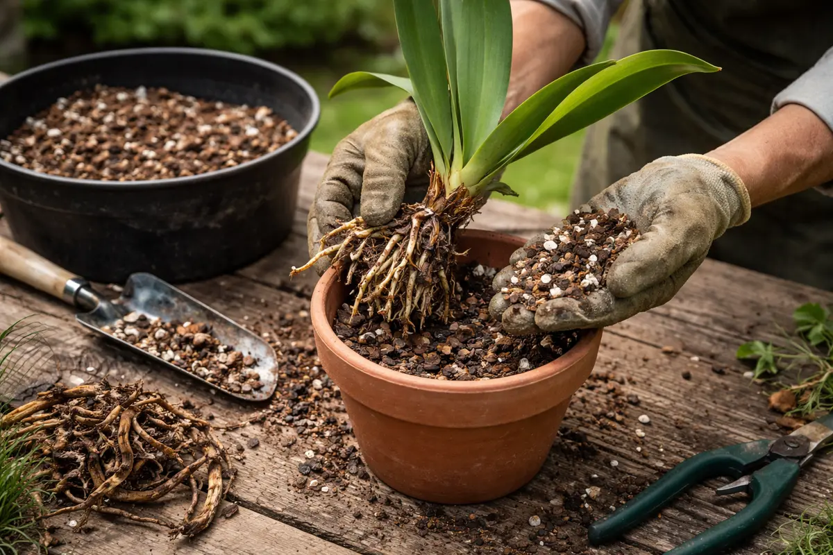 how to fix root rot in use well-draining media for rainy seasons