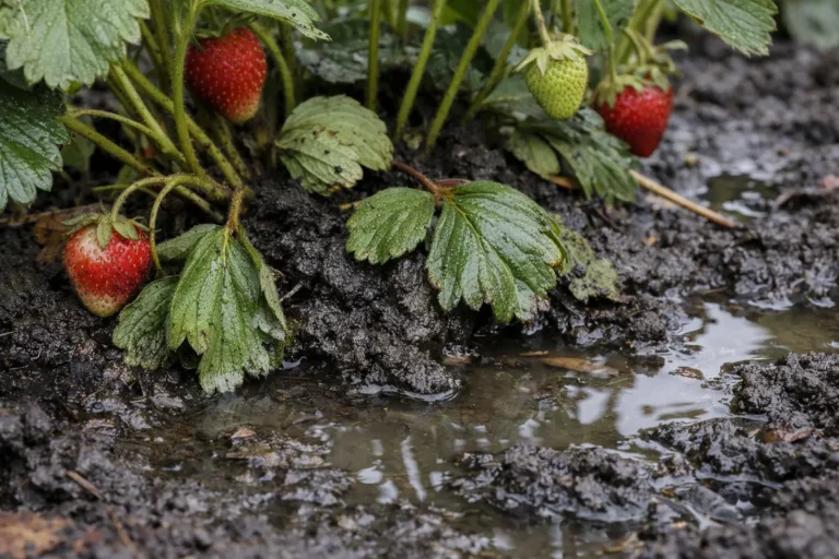 how to fix soggy soil around with wet soil around the base