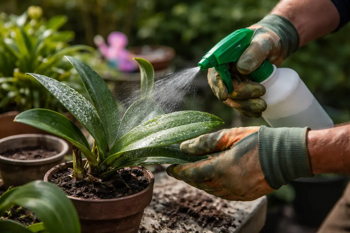 how to fix spider mites on mist leaves to aid orchid recovery