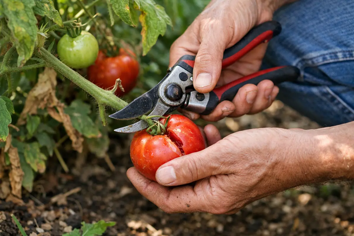 how to fix split fruit on tomatoes cut away split tomatoes immediately