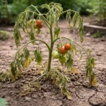 how to fix stunted growth in wilting visibly in real garden soil