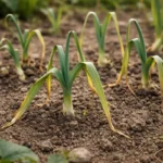 how to fix stunted growth in wilting visibly in real garden soil