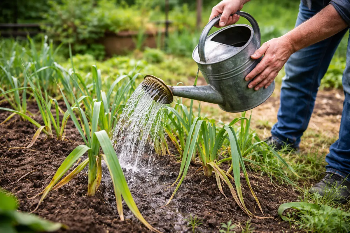 how to fix stunted growth in leeks water leeks immediately if wilting