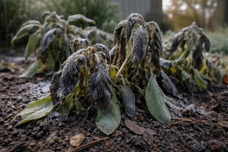 how to fix stunted growth in with cold-damaged leaves in the garden
