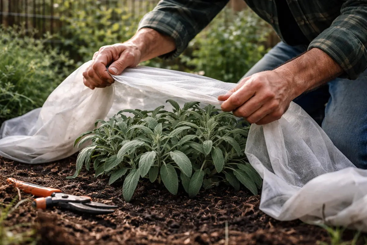 how to fix stunted growth in sage protect sage from frost damage