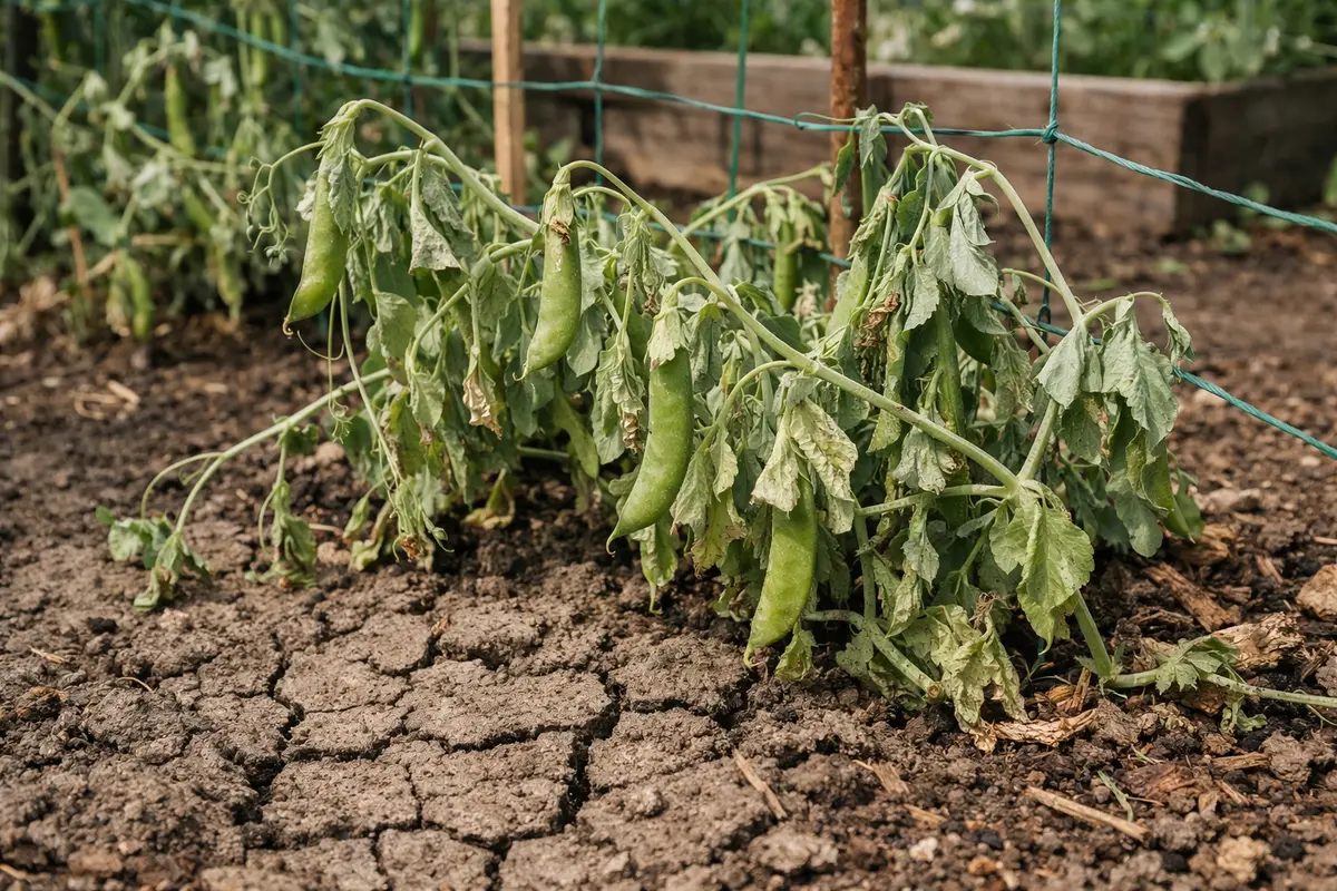 how to fix stunted growth in wilting visibly in real garden soil