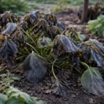 how to fix stunted growth in with cold-damaged leaves in the garden