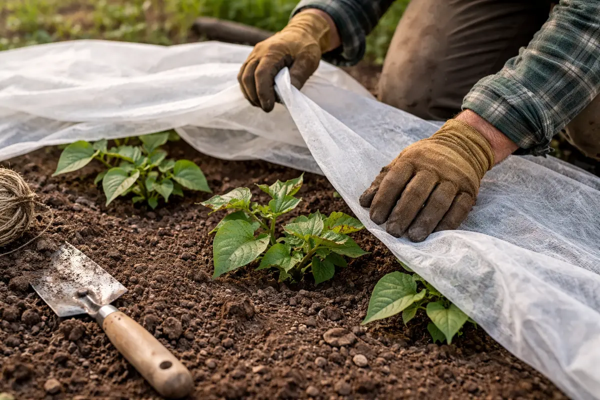 how to fix stunted growth protect young sweet plants from future frost