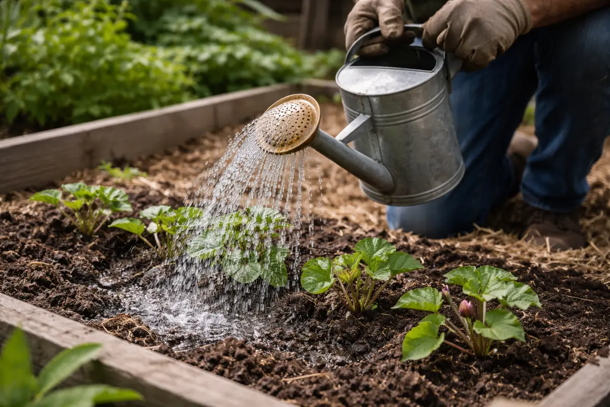 how to fix stunted growth in water sweet potatoes immediately after transplanting