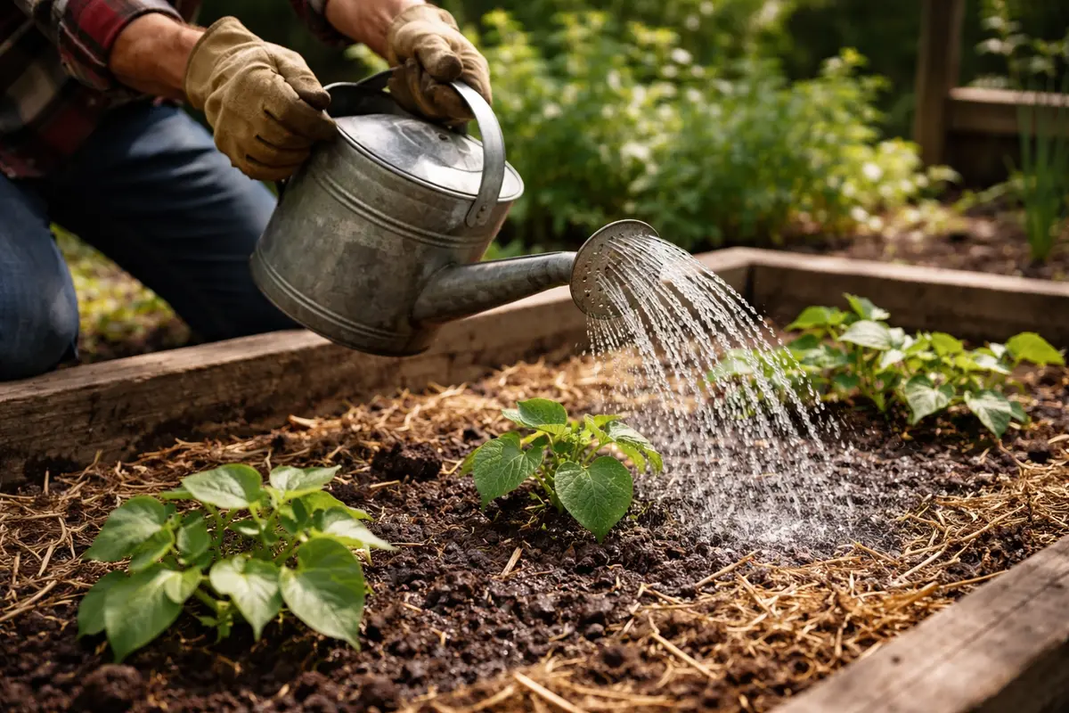 how to fix stunted growth watering method to avoid sweet potato stunt
