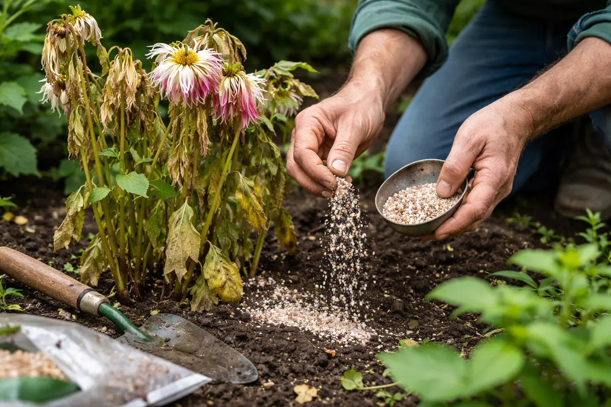 how to fix wilting dahlias after apply fertilizer to promote dahlia recovery