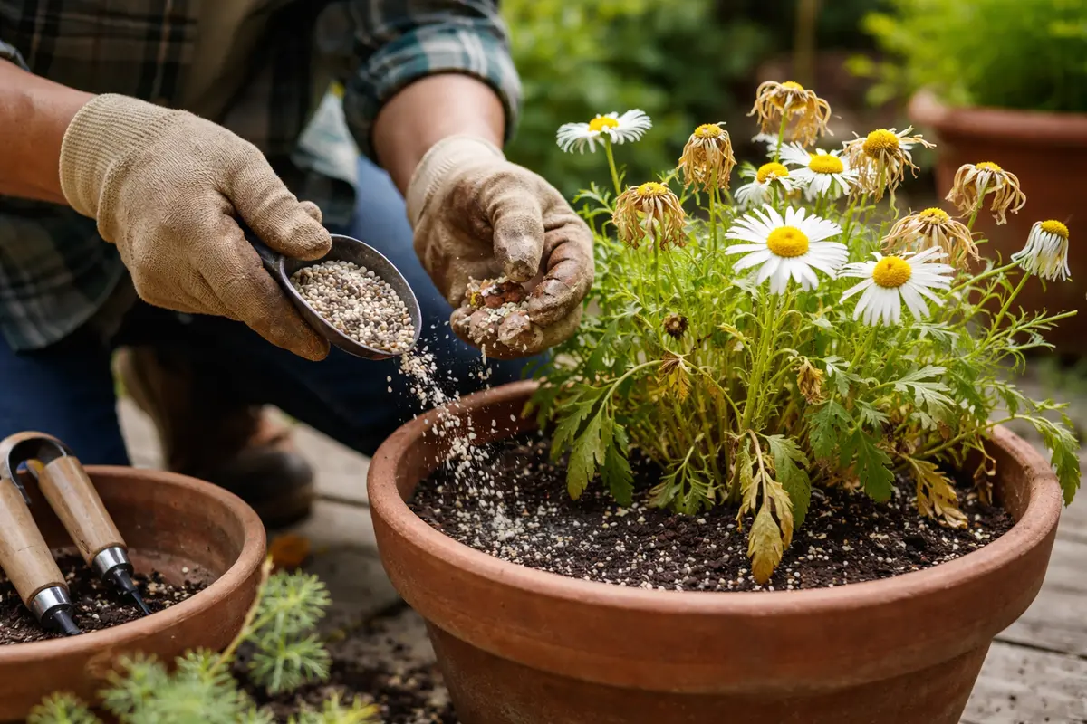 how to fix wilting daisies in add nutrients to help daisies recover