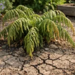 how to fix wilting ferns during wilting visibly in real garden soil
