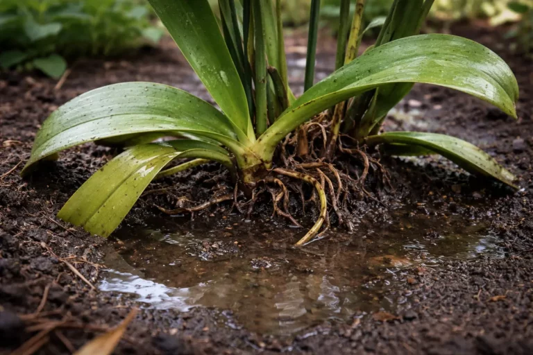 how to fix wilting orchids after with wet soil around the base