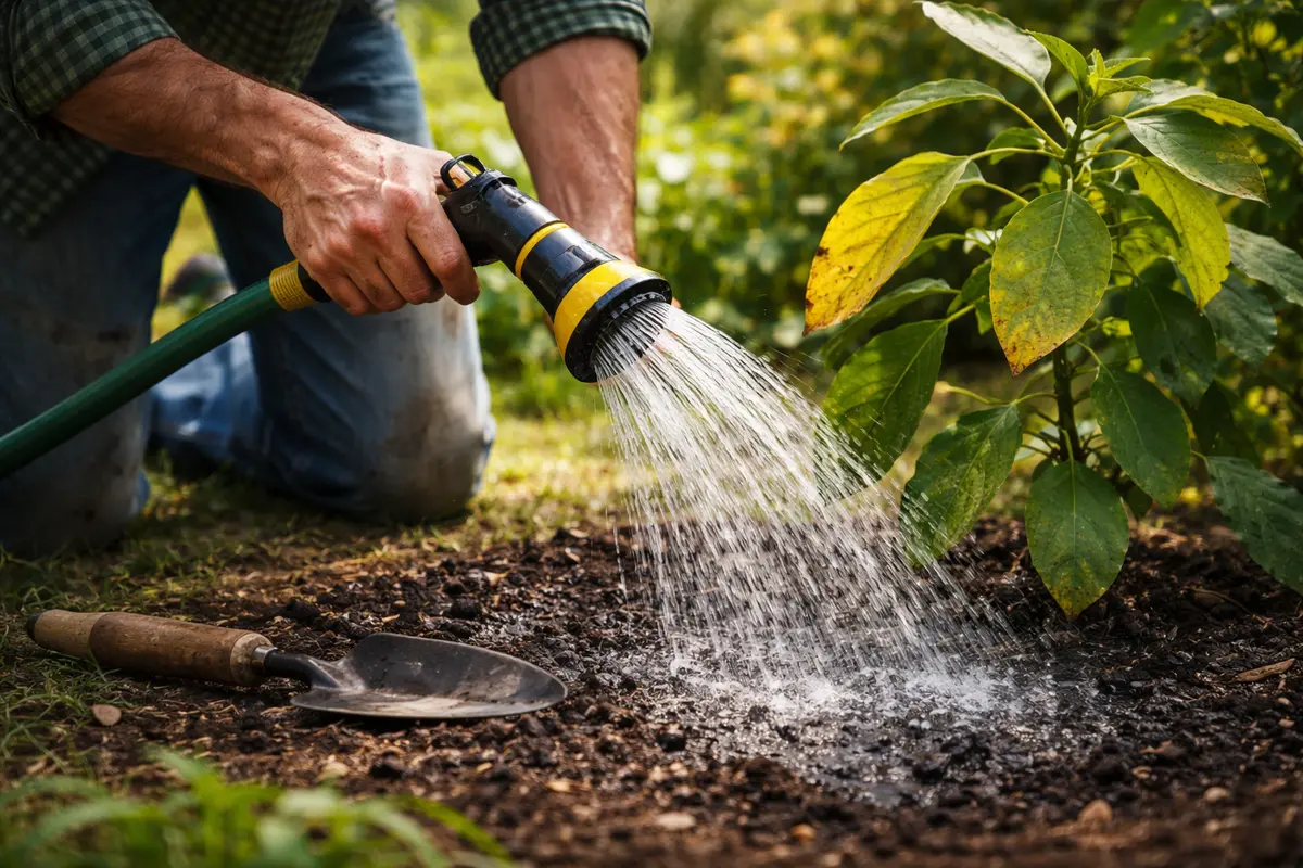 how to fix yellow leaves on water avocado immediately to reduce stress