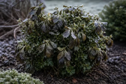 how to fix yellowing leaves on with cold-damaged leaves in the garden