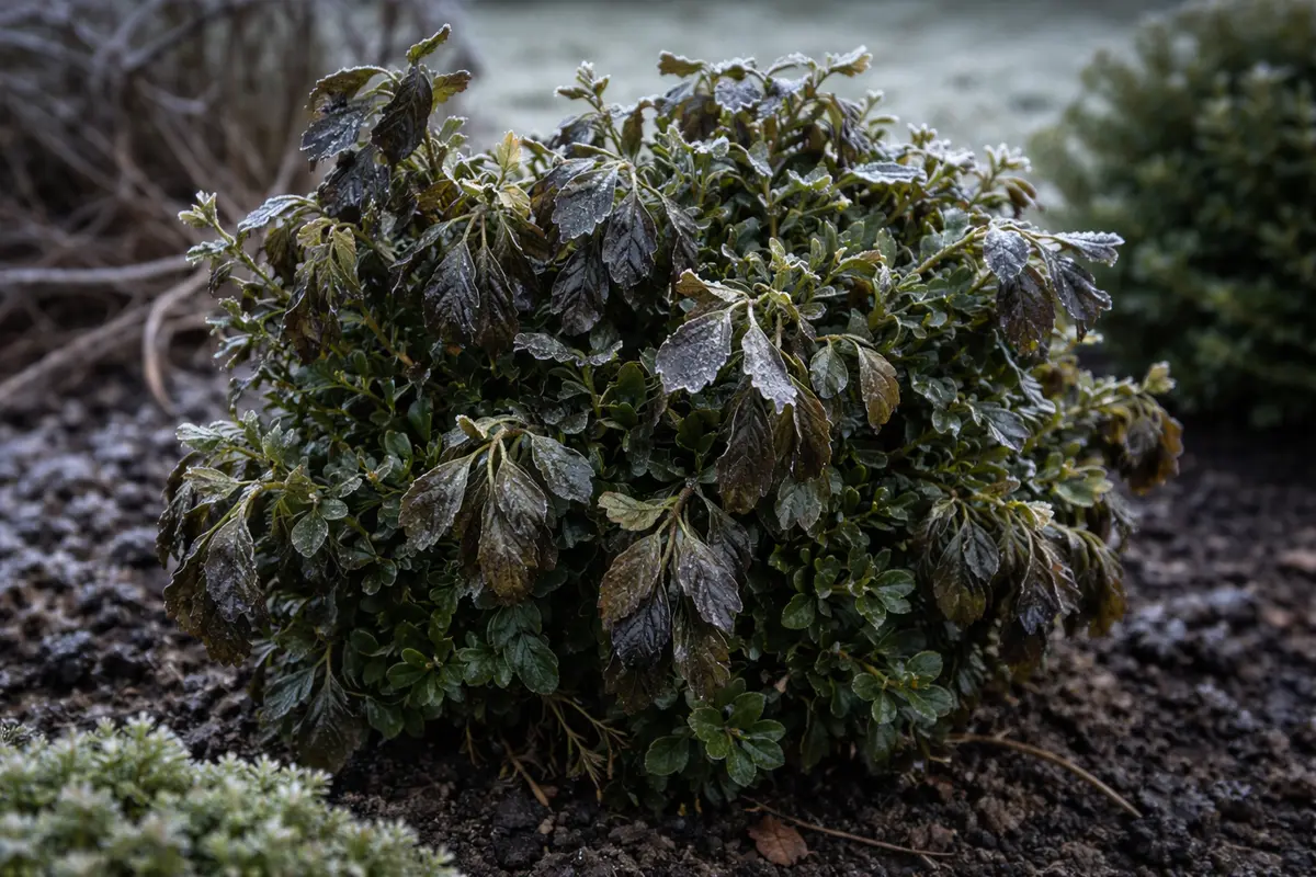 how to fix yellowing leaves on with cold-damaged leaves in the garden