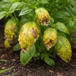 how to fix yellowing leaves with visible browning or spots on leaves