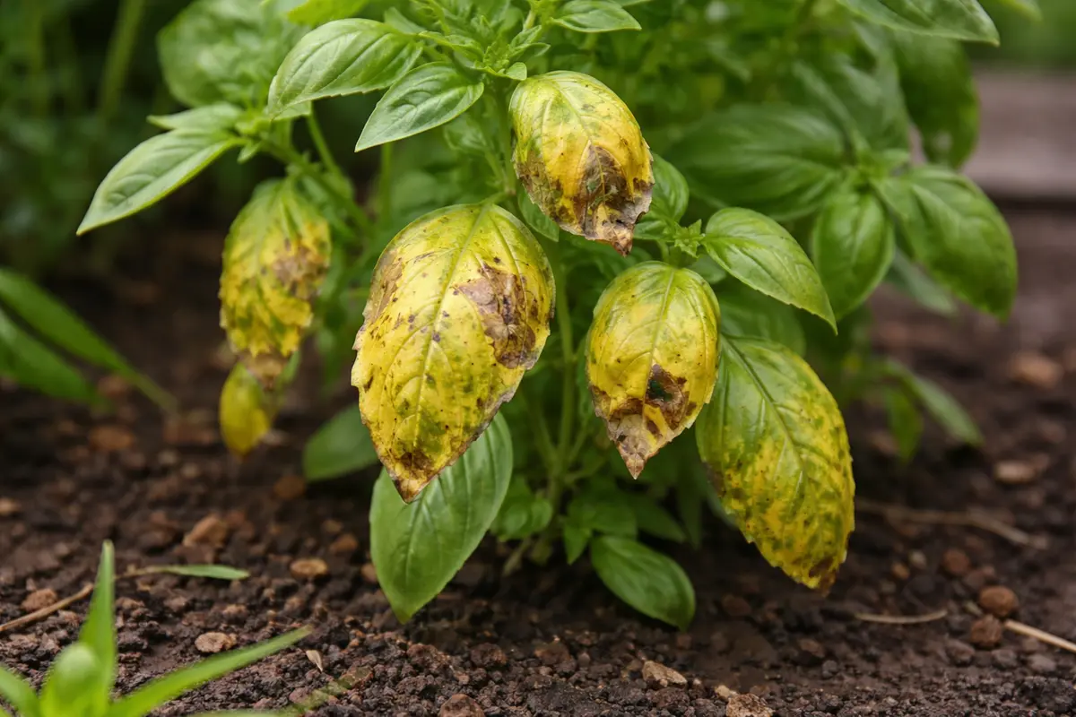 how to fix yellowing leaves with visible browning or spots on leaves