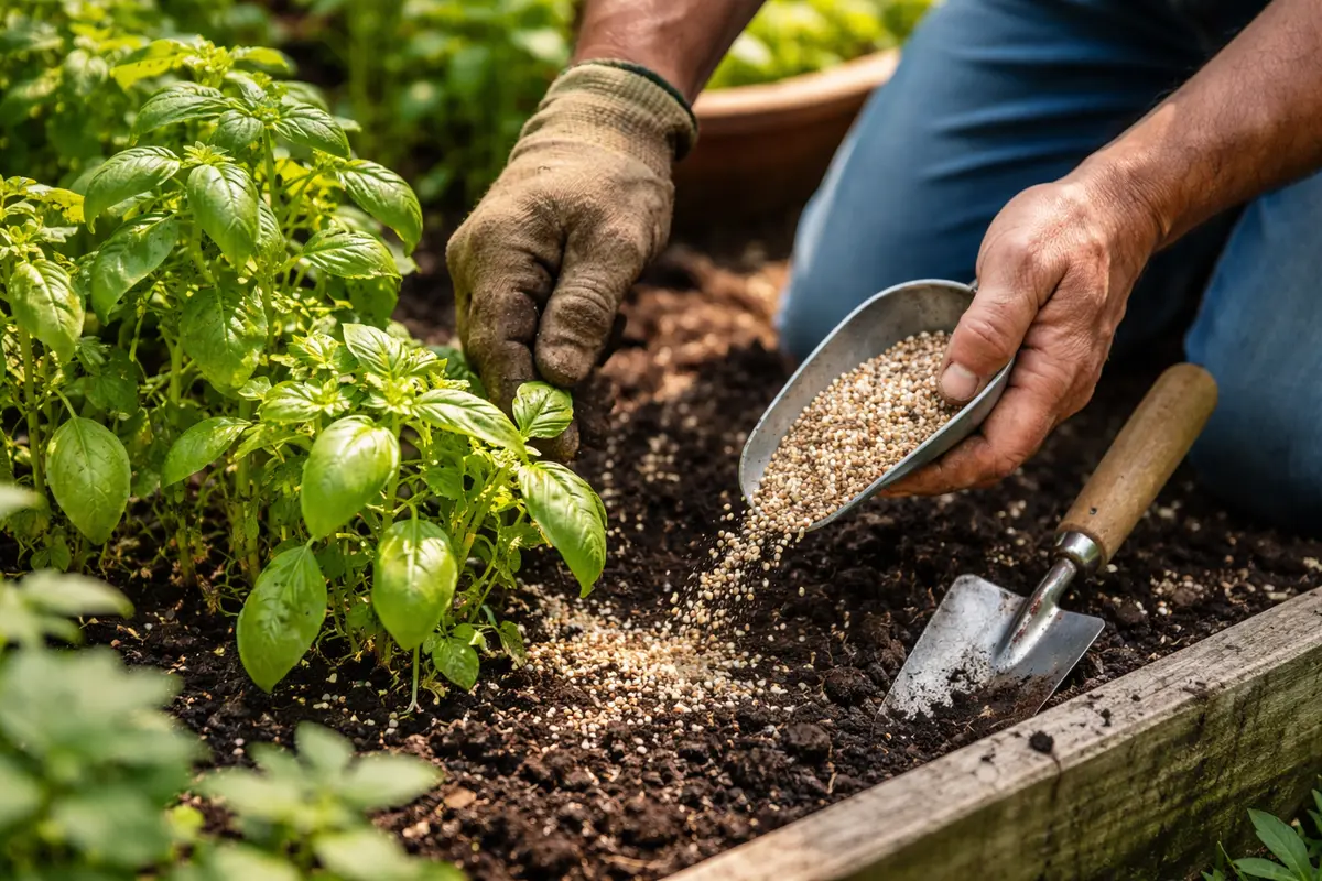 how to manage aphid infestations on fertilize affected herbs for quick recovery
