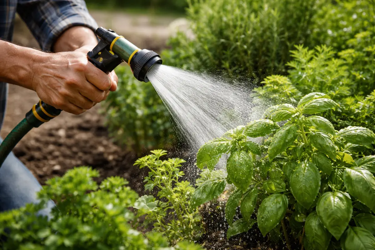 how to manage aphid infestations on wash aphids off outdoor herbs immediately