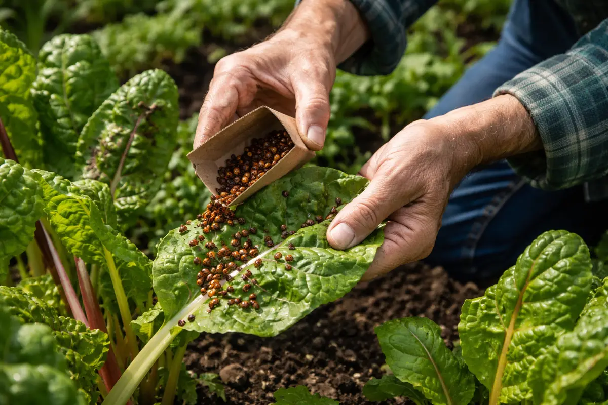 how to prevent aphids on chard introduce ladybugs to deter aphid infestation