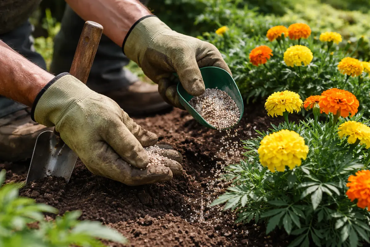 how to prevent aphids on marigolds during fertilize marigolds to aid recovery