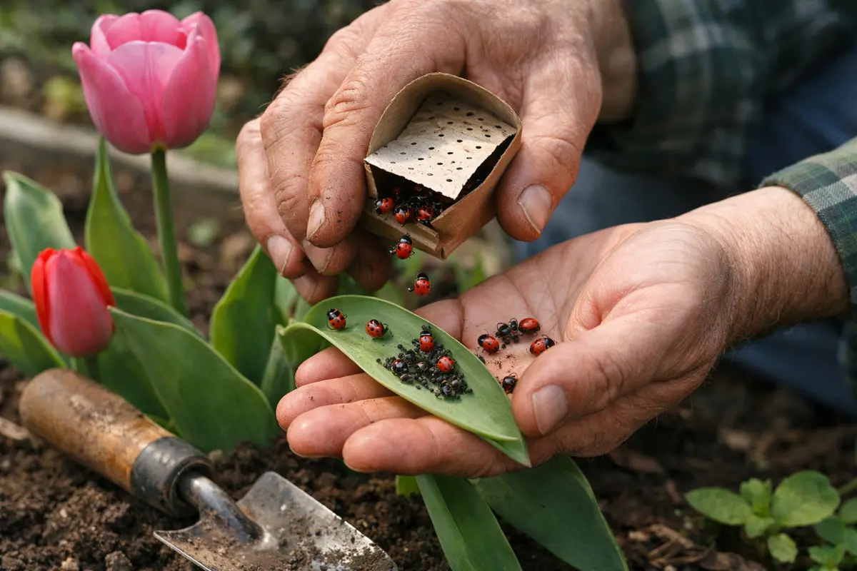 how to prevent aphids on tulips encourage beneficial insects to control aphids